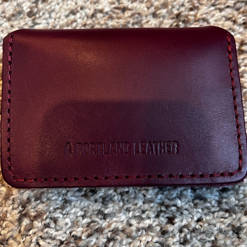 Portland Leather Goods Lovebug Wallet in Lollipop - Picture 2 of 3